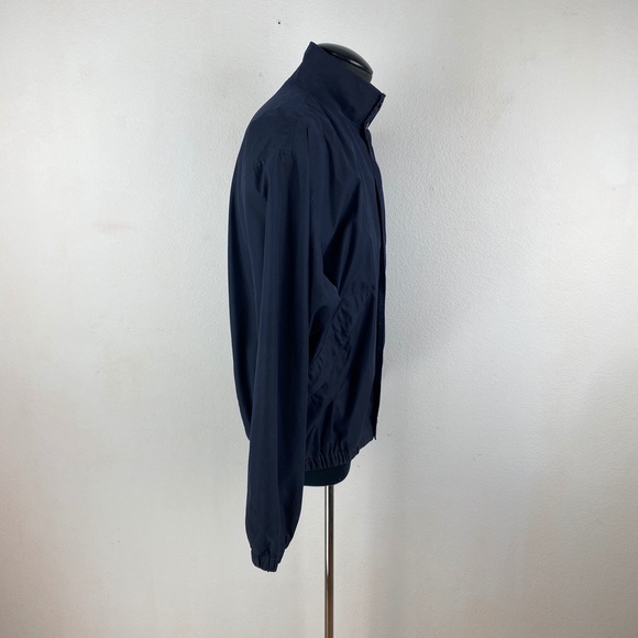 Chaps Ralph Lauren Men's Raincoat Jacket Waterproof Full Zip Navy Blue Size XL - Picture 9 of 11